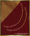MAT110 - Latest American Diamond Ruby Stone Designer Ear Chain Buy Online 