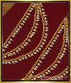 MAT123 - Trendy Muthu Maatal Champaswaralu 3 Line Pearl Beads Ear Side Chain Buy Online