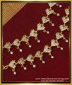 MAT138 - Traditional Real Gold Design Impon Leaf Design White Stone Matilu Design for Wedding