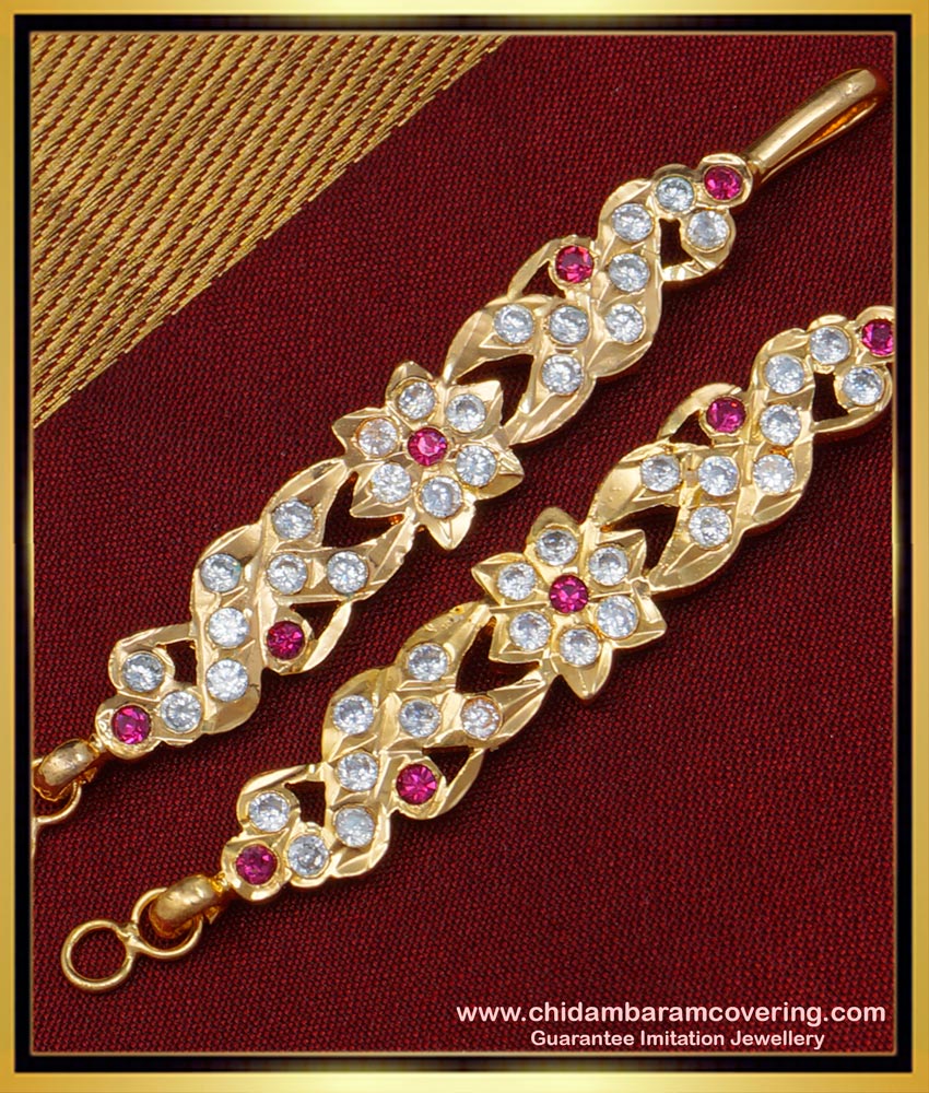 MAT140 - Beautiful Impon Short Matilu Design Bridal Jewellery Online