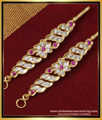 MAT144 - Elegant Flower Design Short Impon Mattal First Quality Impon Jewellery Online 