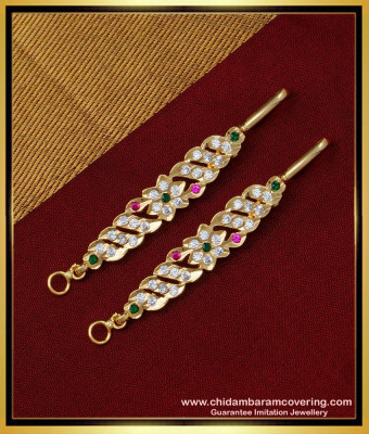 MAT146 - Unique Impon Flower Design Multi Stone Matilu Design for Bride   