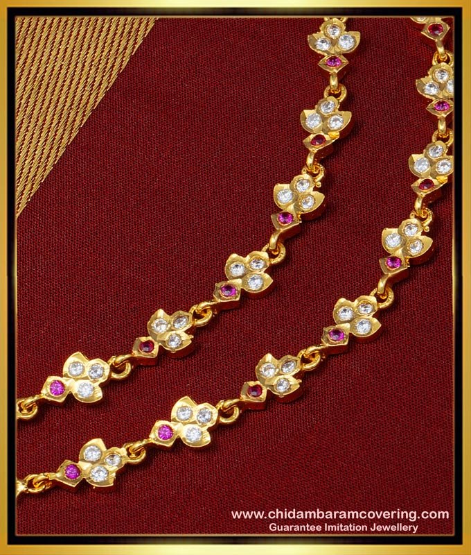 MAT153 - New Model Impon Bridal Wear Maatal Gold Design Gold Covering Ear Chain Online
