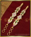 MAT167 - First Quality Impon Flower Design Multi Stone Short Matilu Design for Bride   