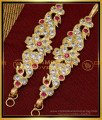 MAT170 - Impon Jewellery Stone Mattal Ear Chain Designs for Ladies