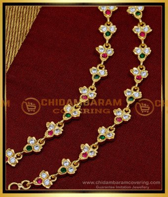 MAT174 - 1 Gram Gold Ear Chain Design with Stone Impon Matilu 