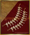 MAT182 - Real Gold look Leaf Design White Stone Matilu Online