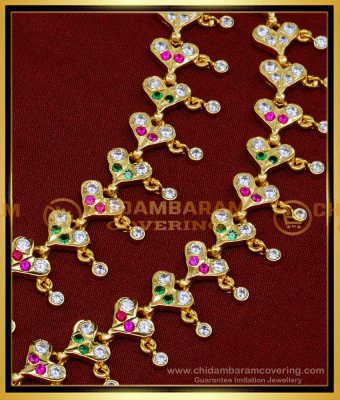 MAT185 - Wedding Jewellery Real Gold Pattern Latest Impon Mattal Design 