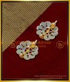 MAT186 - 1 Gram Gold Golden Flower Design Hair Clips for Women