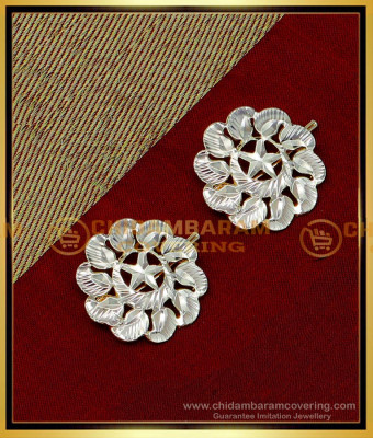 MAT186 - 1 Gram Gold Golden Flower Design Hair Clips for Women