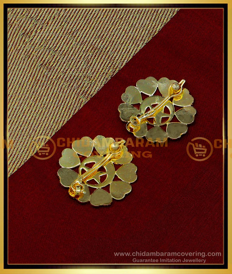 MAT187 - Gold Plated Hair Ornaments for Bride Gold Design Buy Online