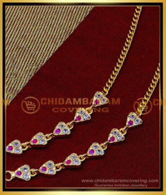 MAT190 - Impon Ear Matilu Designs Stone Ear Chain for Earrings  