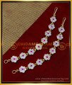 MAT197 - Elegant Flower Design Stone Impon Ear Chain for Wedding