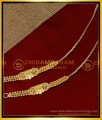 MAT199 - Simple Plain Daily Use Gold Plated Ear Chain Mattil Design