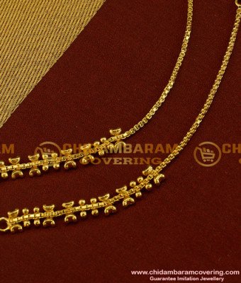 MAT20 - One Gram Gold Ear Side Chain Guarantee Jewellery Matilu For Earring 