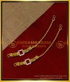 MAT203 - Latest White Stone Ear Chain Light Weight Matilu Design 