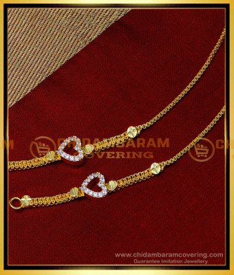 MAT204 - Latest Model Side Mattal Designs Stone Ear Chain Buy Online