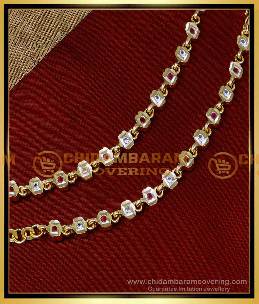 MAT206 - Traditional Gold Design Stone Mattal Impon Jewellery 