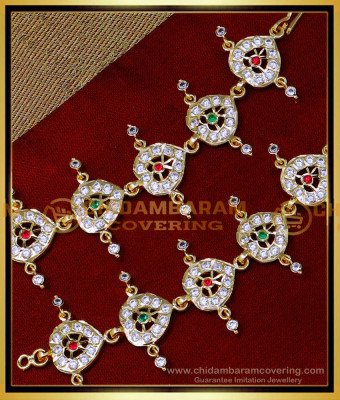 MAT207 - Impon Multi Stone Bridal Gold Maatal Design for Wedding 