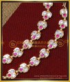 MAT221 - Gold Plated Impon Stone Ear Chain Latest Gold Matilu Designs