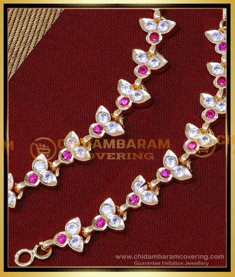 MAT222 - Impon New Gold Ear Chain Design 1 Gram Gold Gold Matilu