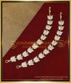 MAT224 - Gold Design White Stone Mattal Ear Chain Online Shopping