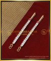 MAT227 - Elegant Slim White Stone Impon Straight Ear Chain Designs
