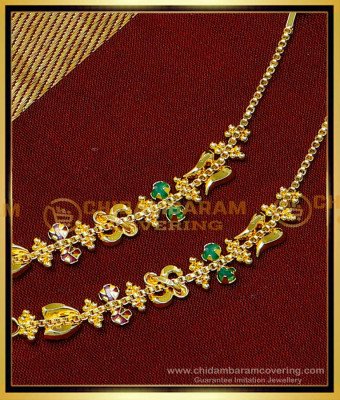 MAT230 - 1 Gram Gold Plated Stone Mattal Designs for Women