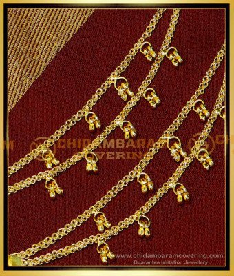 MAT237 - Real Gold Design Double Line Chain Mattal for Wedding