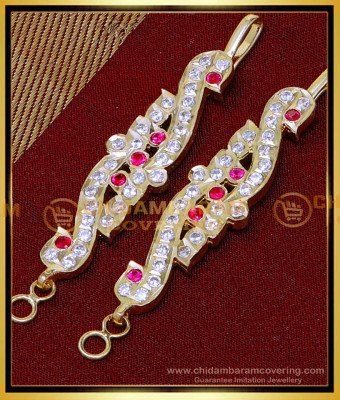 MAT239 - Impon Small Size Straight Stone Gold Ear Matilu Design