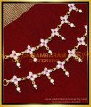 MAT258 - South Indian Impon Stone New Gold Ear Chain Design