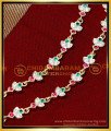 MAT262 - Impon Gold Plated Multi Colour Ad Stone Ear Chain Online