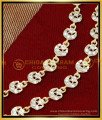 MAT266 - Unique Crescent Design White Stone Impon Ear Chain Designs