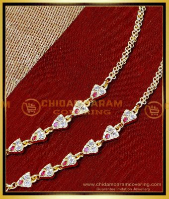 MAT267 - Traditional Gold Design Ear Chain Gold Kan Chain Design