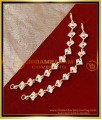 MAT272 - Impon Wedding Stone Ear Chain Latest Gold Matilu Designs