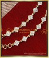 MAT277 - White Stone Impon Earrings Mattal Designs Gold Model