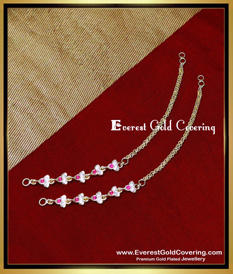 MAT292 - South Indian Traditional Ear Chain for Wedding