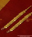 MAT039 - New Design Bridal Wear Full Leaf Side Matilu Hook Type Plain Ear Chain for Jhumkas