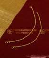 MAT050 - Gold Plated Simple Light Weight Flexible Thin Ear Chain Suththu Maatal Designs Online