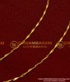 MAT051 - Simple Light Weight Flexible Thin Wheat Design Ear Chain Gold Kan Chain Designs Online
