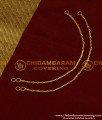 MAT064 - Simple Light Weight Daily Wear Wheat Design Ear Chain Gold Designs Online