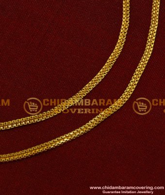 MAT065 - Gold Plated Simple Light Weight Flexible Ear Chain Mattal Designs Online