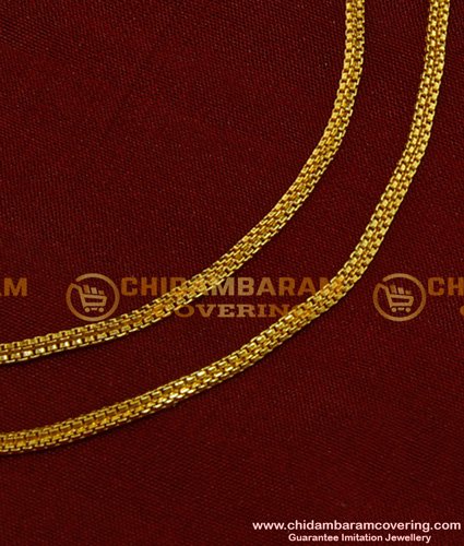 MAT065 - Gold Plated Simple Light Weight Flexible Ear Chain Mattal Designs Online