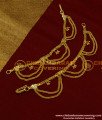 MAT068 - Bridal Wear Double Chain Heart Model Side Hook Type Ear Chain Design Latest Champaswaralu Gold Design Online