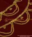 MAT068 - Bridal Wear Double Chain Heart Model Side Hook Type Ear Chain Design Latest Champaswaralu Gold Design Online