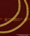 MAT073 - Gold Plated Simple Light Weight Flexible Thick Delhi Chain Ear Chain Mattal Designs Online