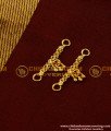 MAT084 - One Gram Gold Small Size Ear Chain Chidambaram Covering Gold Side Matilu Design Online