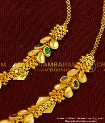 MAT87 - Forming Gold Ear Matilu Design Enamel Finish Leaf Model Mattal Online
