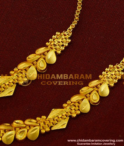 MAT89 - Stunning Gold Latest Ear Chain Designs Gold Forming Side Mattal Online