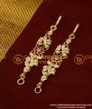 MAT91 - New Model Impon Stone Small Matilu Design Gold Ear Chain Panchalogam Jewellery